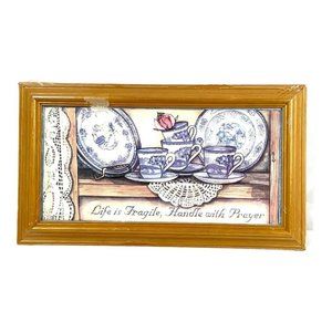 Vtg. Figi Graphics Framed Picture Print